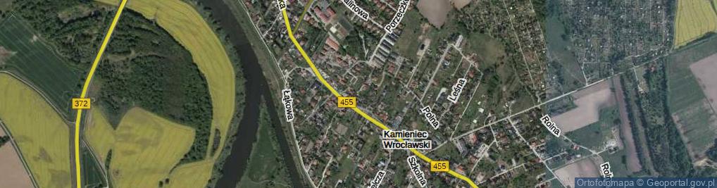 Zdjęcie satelitarne Zakole ul.